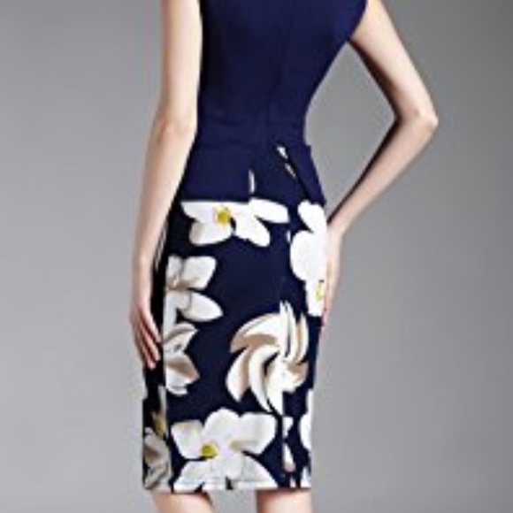 Women's Figure Flattering Work Dress - Picture 4 of 5